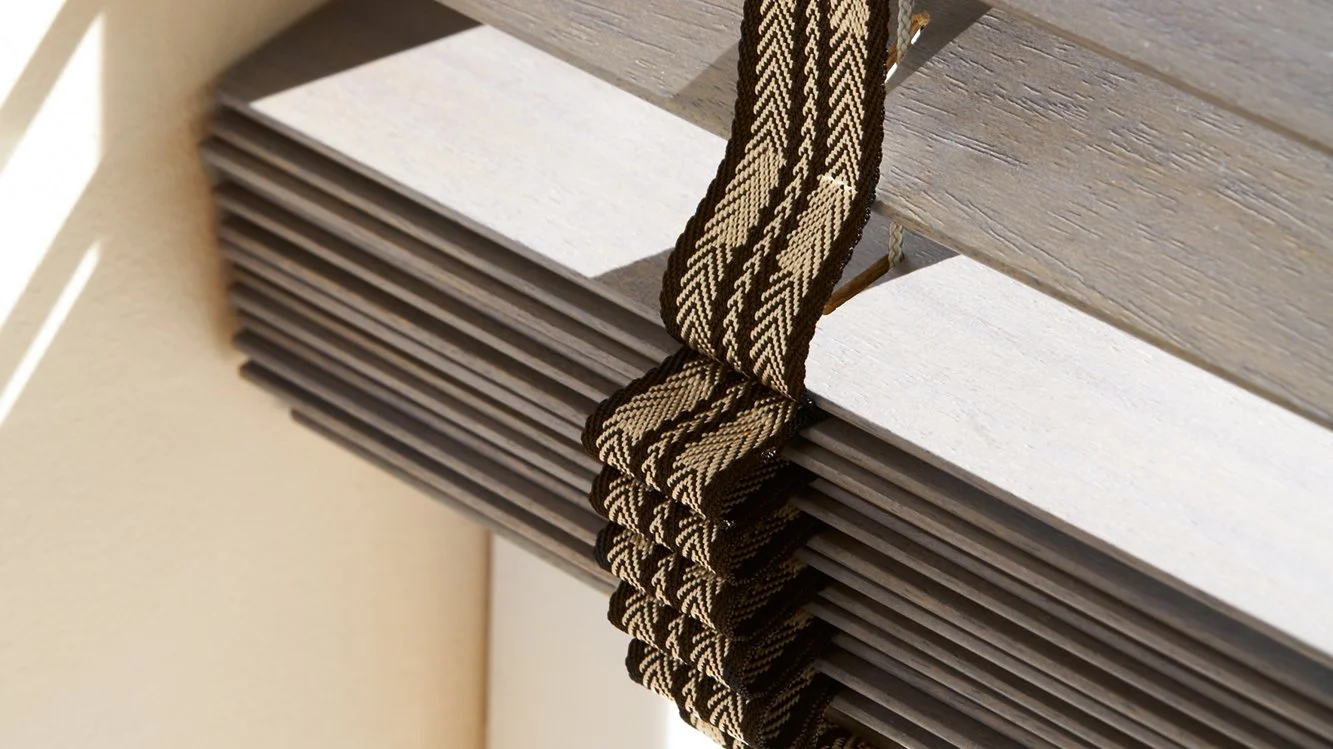 Nachaufnahme Holzjalousie